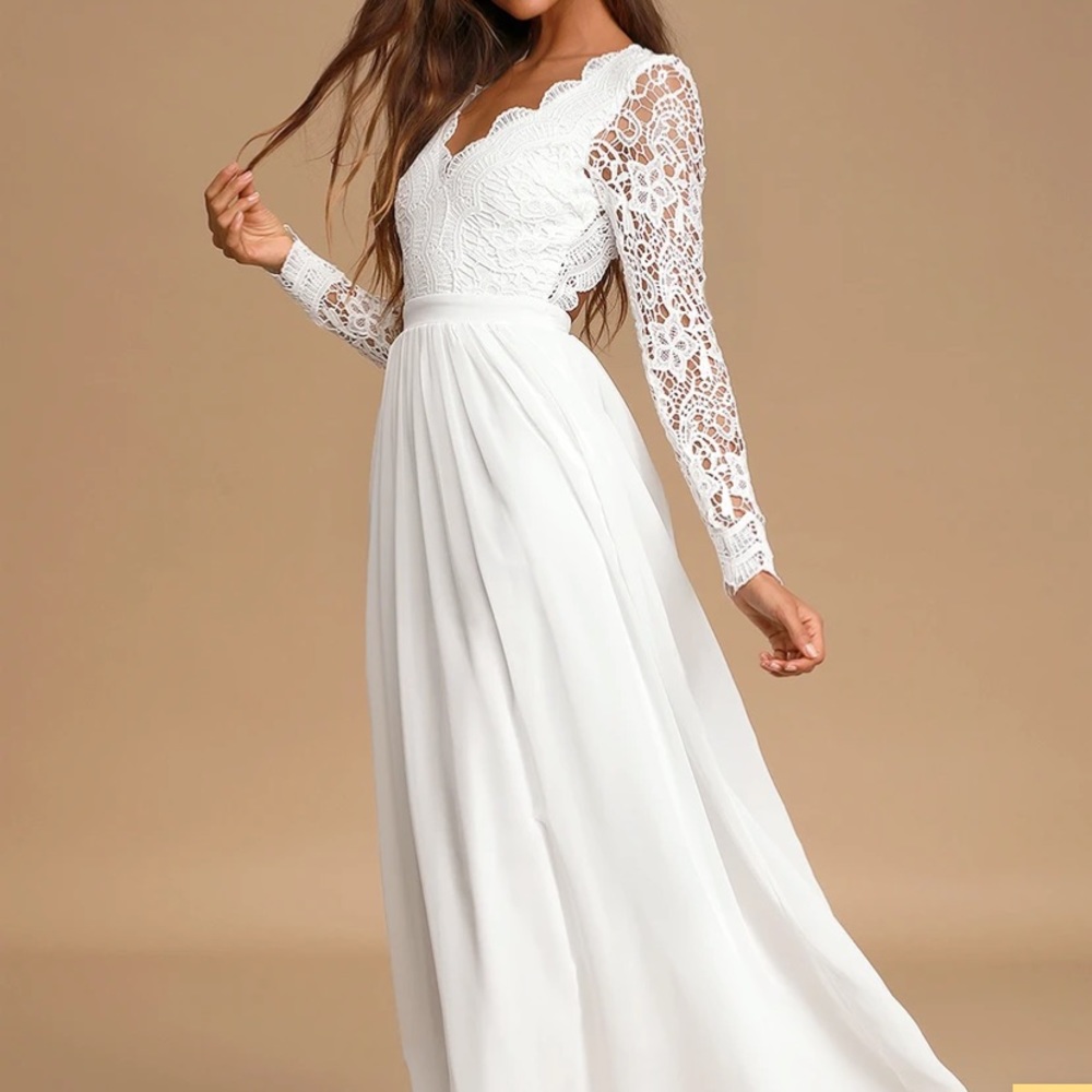Lulus, Lace Long Sleeve Dress